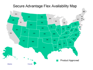 Secure Advantage Flex Availability Map