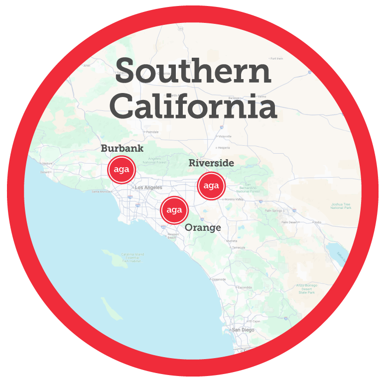 AGA Locations in Southern California